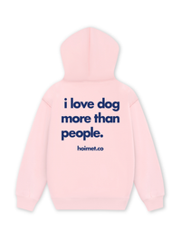 Áo Hoodie Nỉ Hai Da I Love Dog