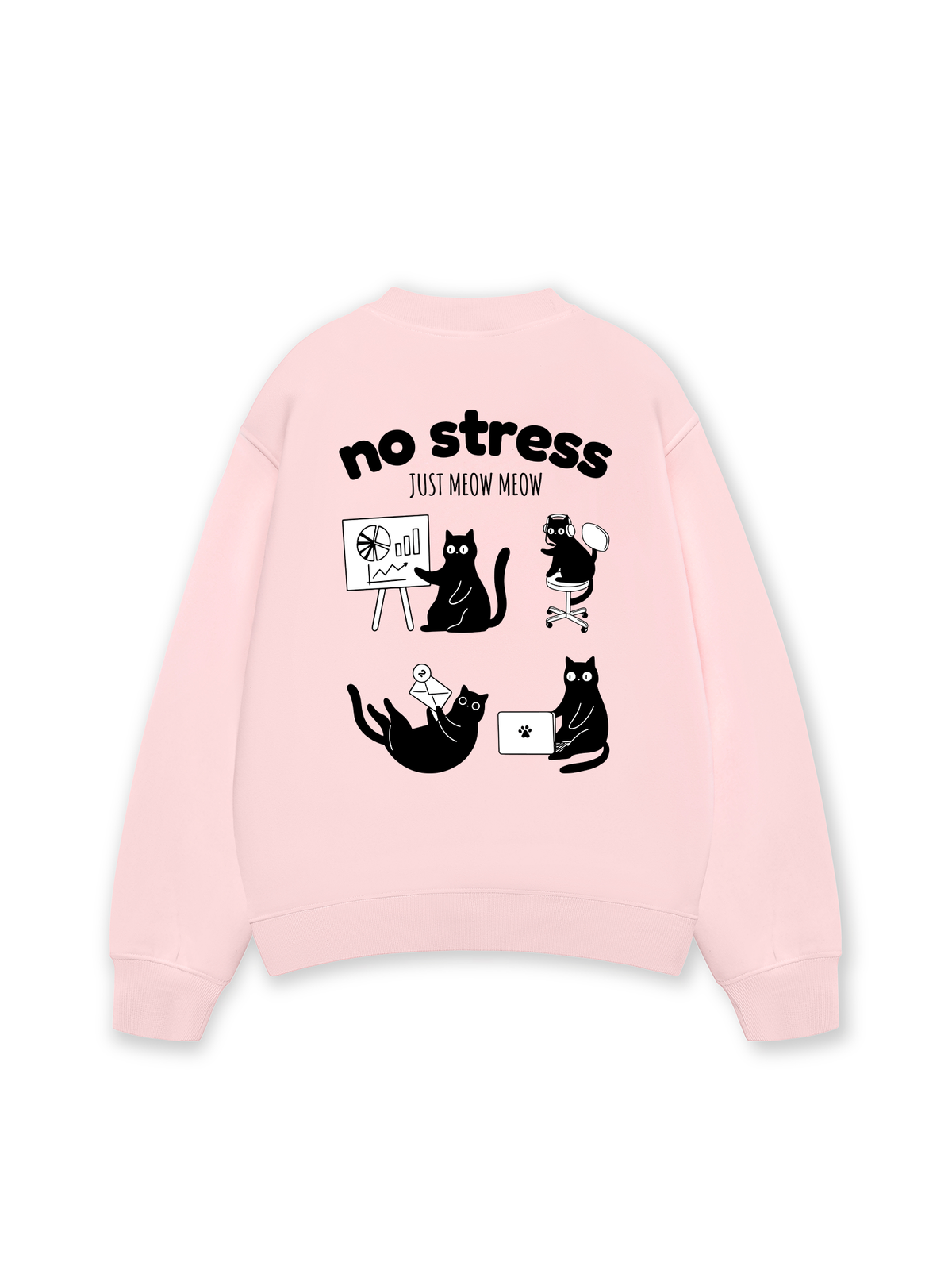 Áo Sweater Nỉ Hai Da No Stress