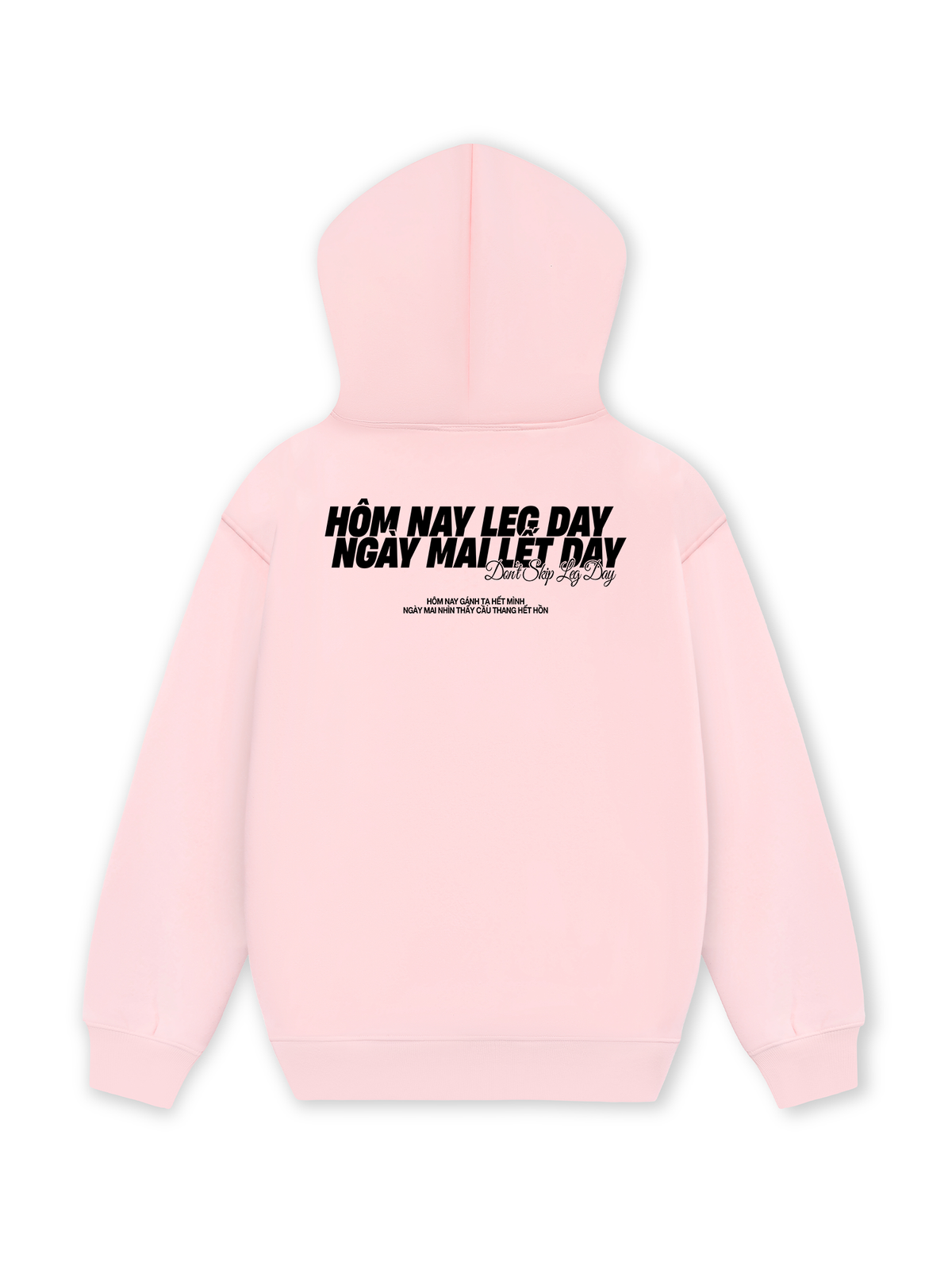 Áo Hoodie Nỉ Hai Da Lết Day