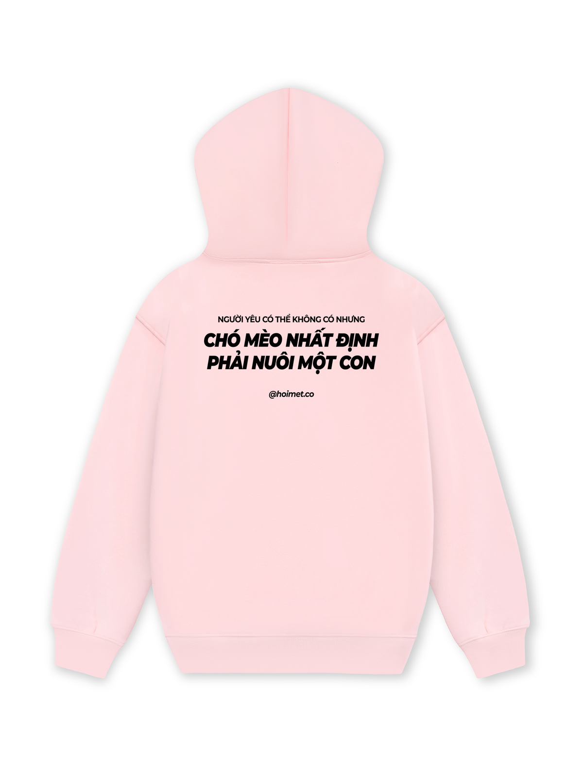 Áo Hoodie Nỉ Hai Da Phải Nuôi Chó Mèo