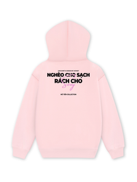 Áo Hoodie Nỉ Hai Da Nghèo Cho Sạch