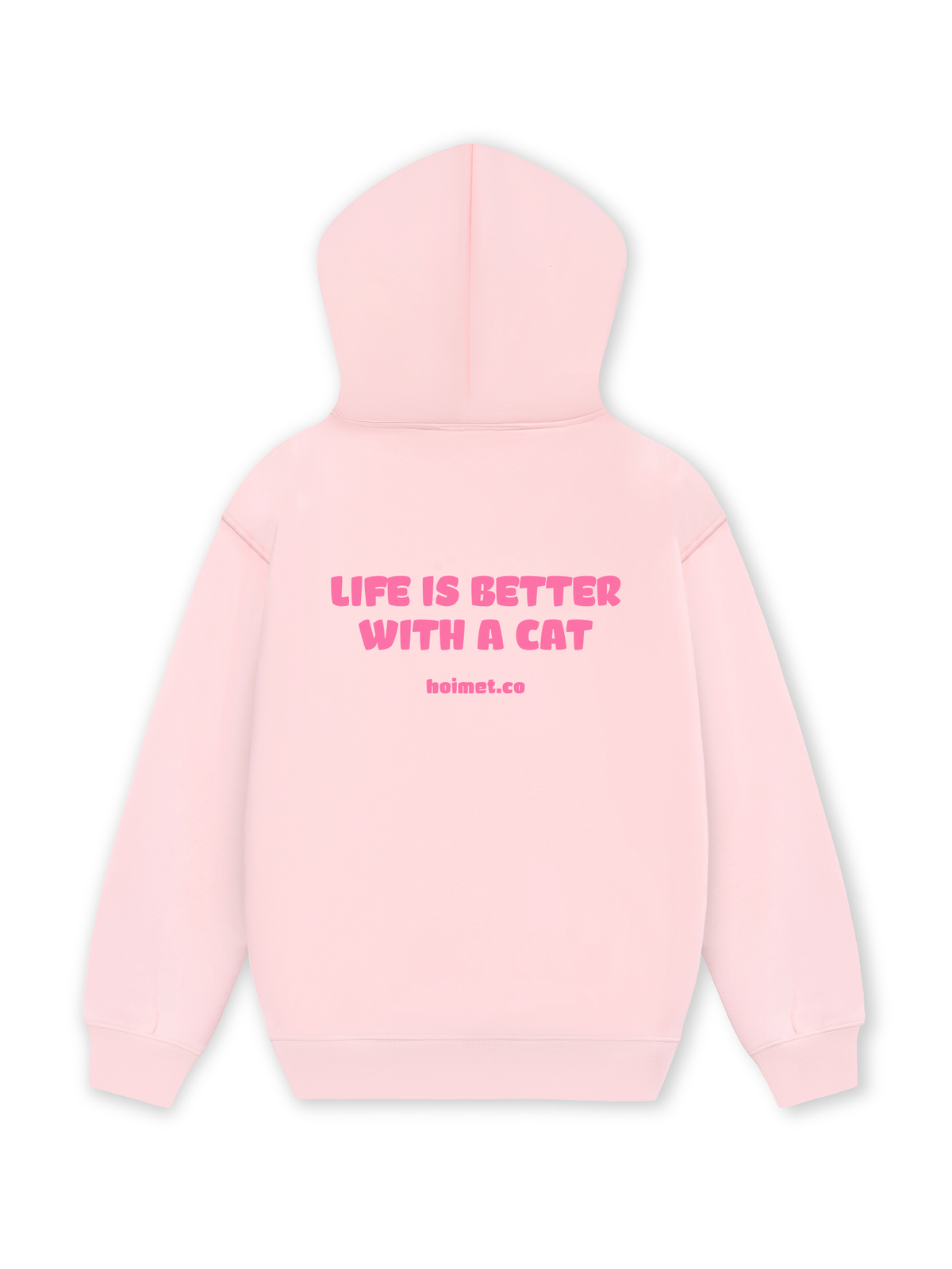 Áo Hoodie Nỉ Hai Da Life Is Better With A Cat