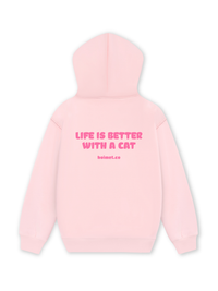 Áo Hoodie Nỉ Hai Da Life Is Better With A Cat