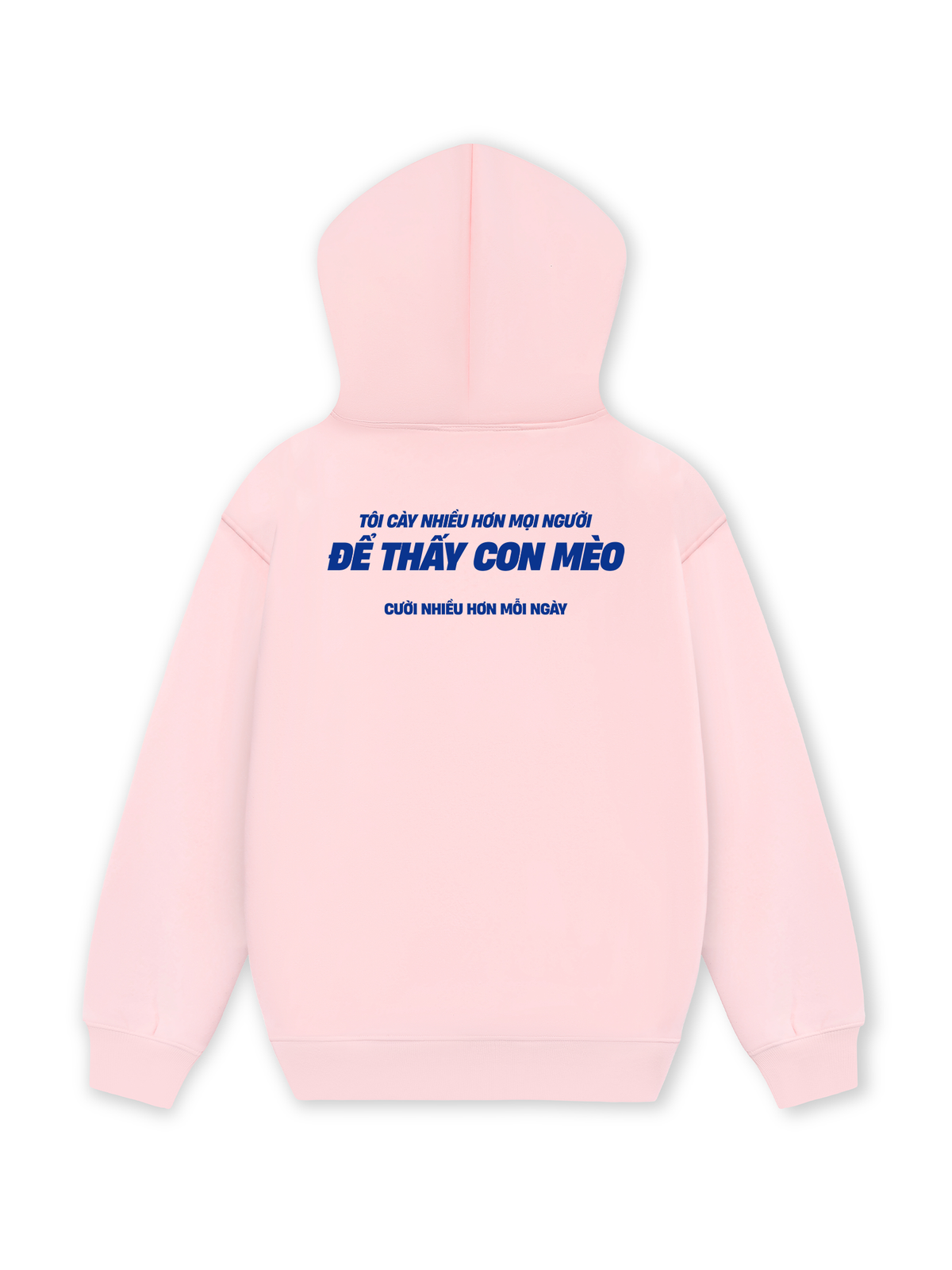 Áo Hoodie Nỉ Hai Da Mèo Cười Nhiều Hơn