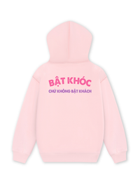 Áo Hoodie Nỉ Hai Da Bật Khóc Chứ Không Bật Khách