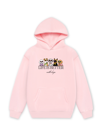 Áo Hoodie Nỉ Hai Da Life Is Better With Dogs