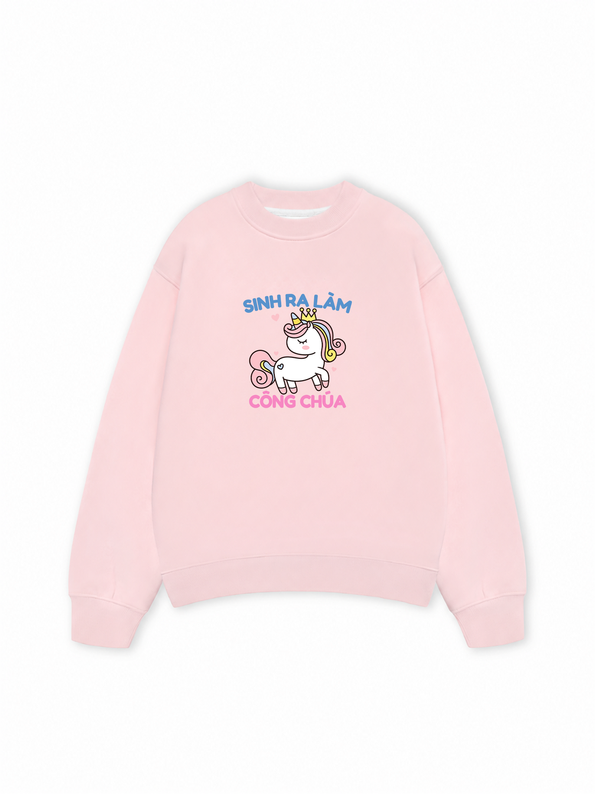 Áo Sweater Nỉ Hai Da Công Chúa Làm Công Ăn Lương