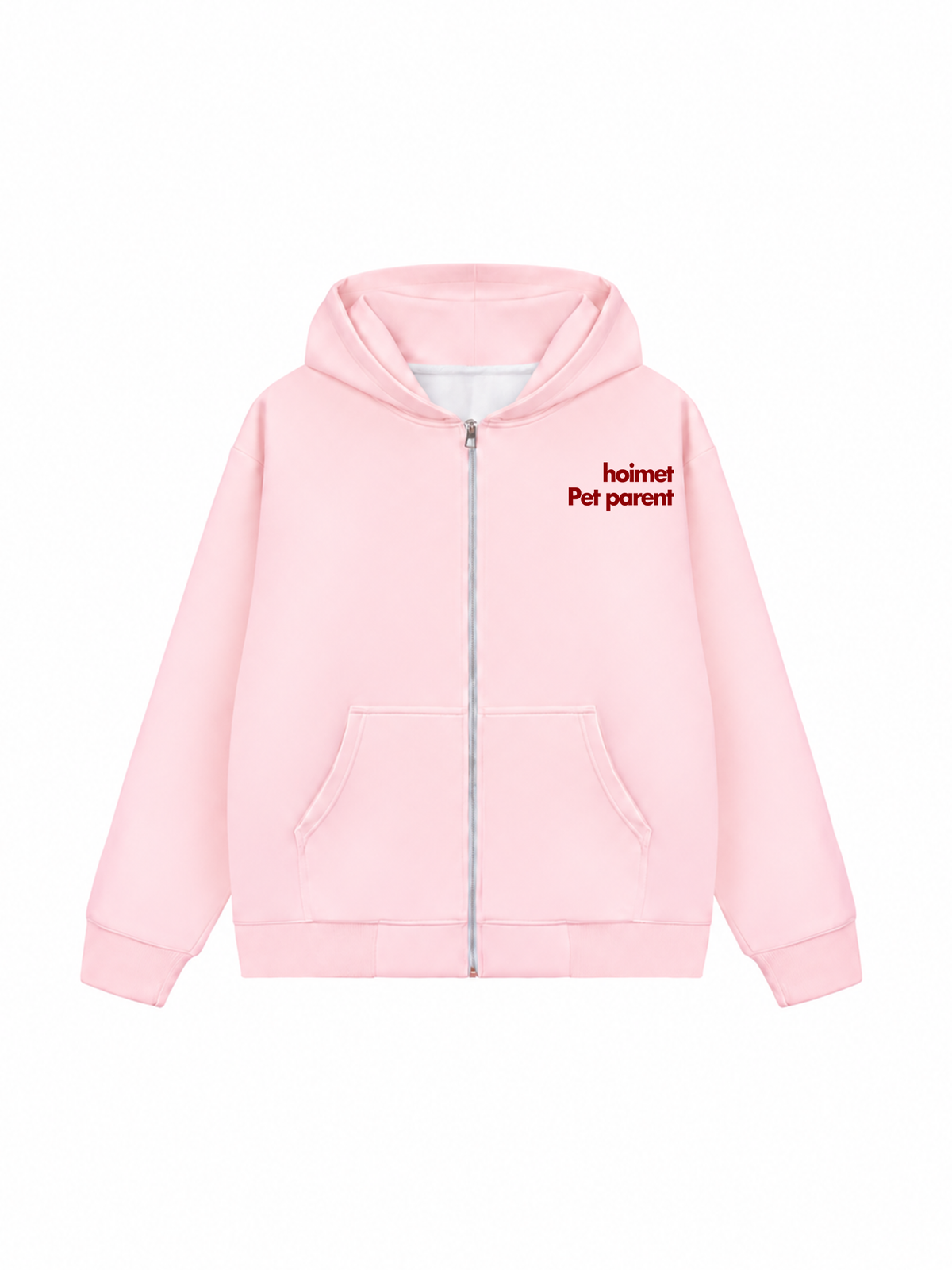 Áo Hoodie Zip Nỉ Hai Da Hướng Ngoại Với Thú Cưng