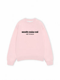 Áo Sweater Nỉ Hai Da Người Chăm Chỉ