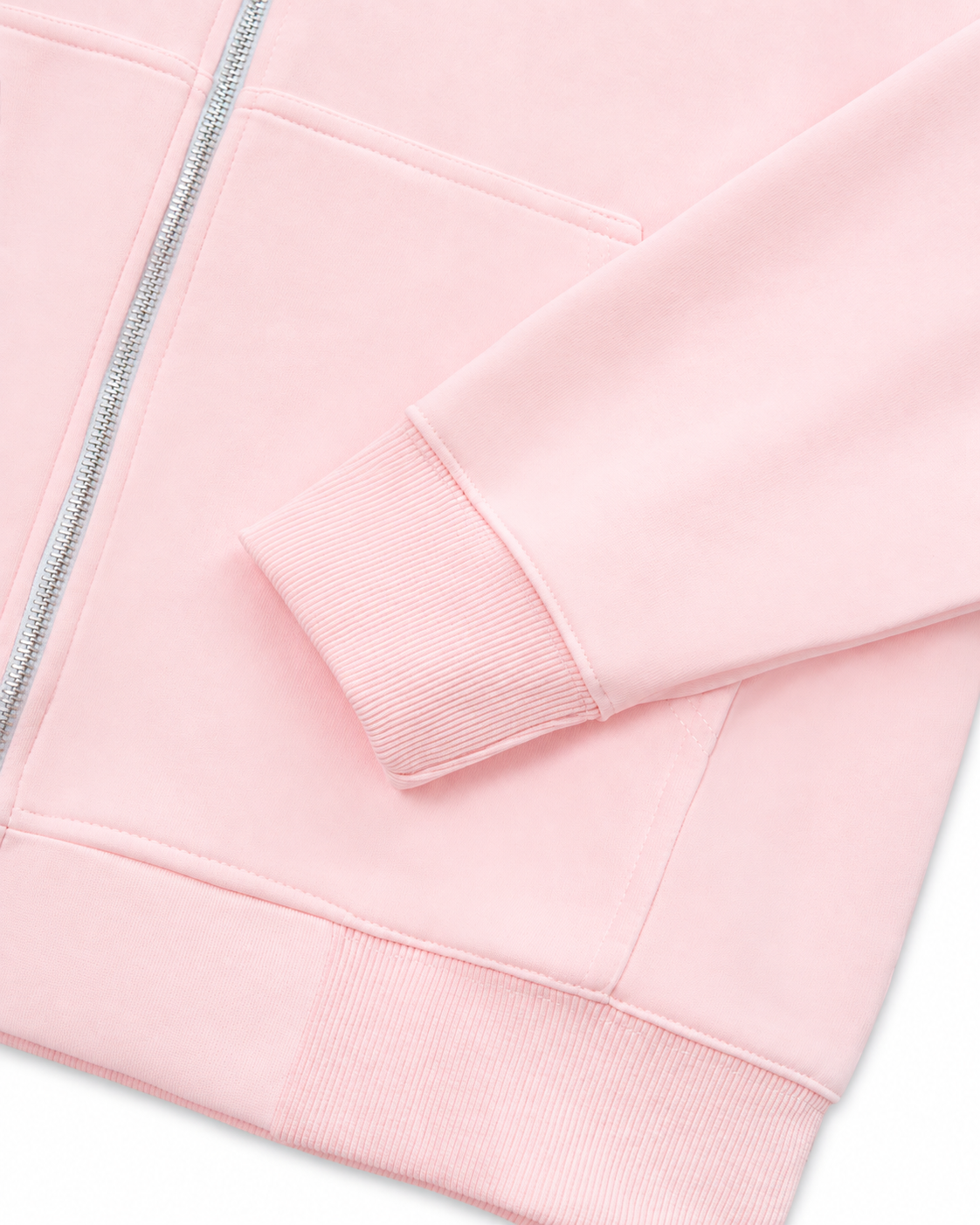 Áo Hoodie Zip Nỉ Hai Da Hơi Mệt Basic