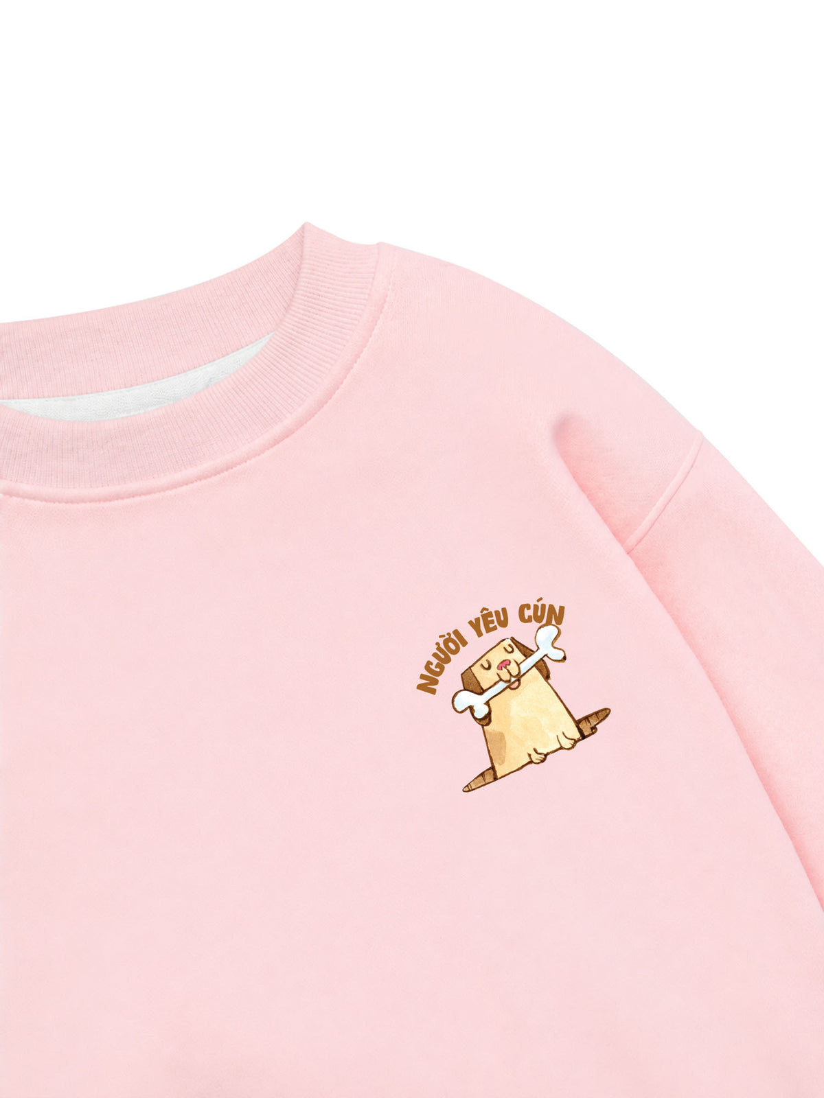 Áo Sweater Nỉ Hai Da Người Yêu Cún