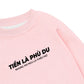 Áo Sweater Nỉ Hai Da Tiền Là Phù Du