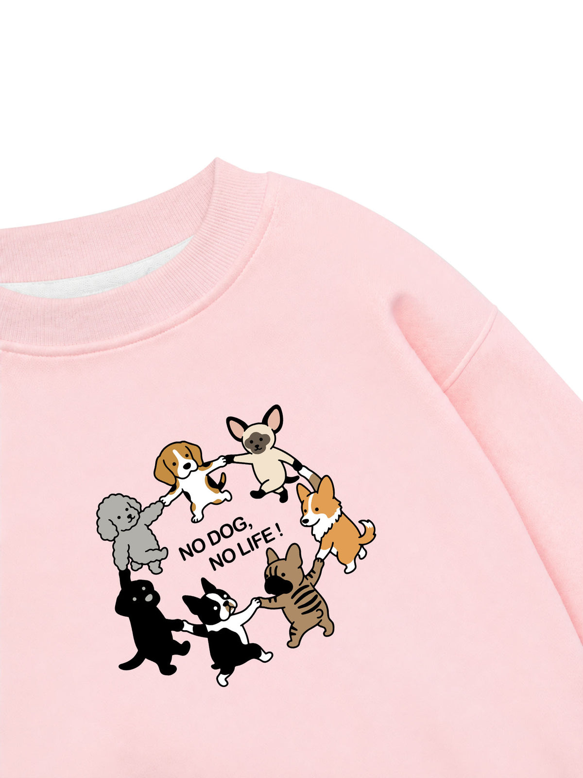 Áo Sweater Nỉ Hai Da No Dog No Life