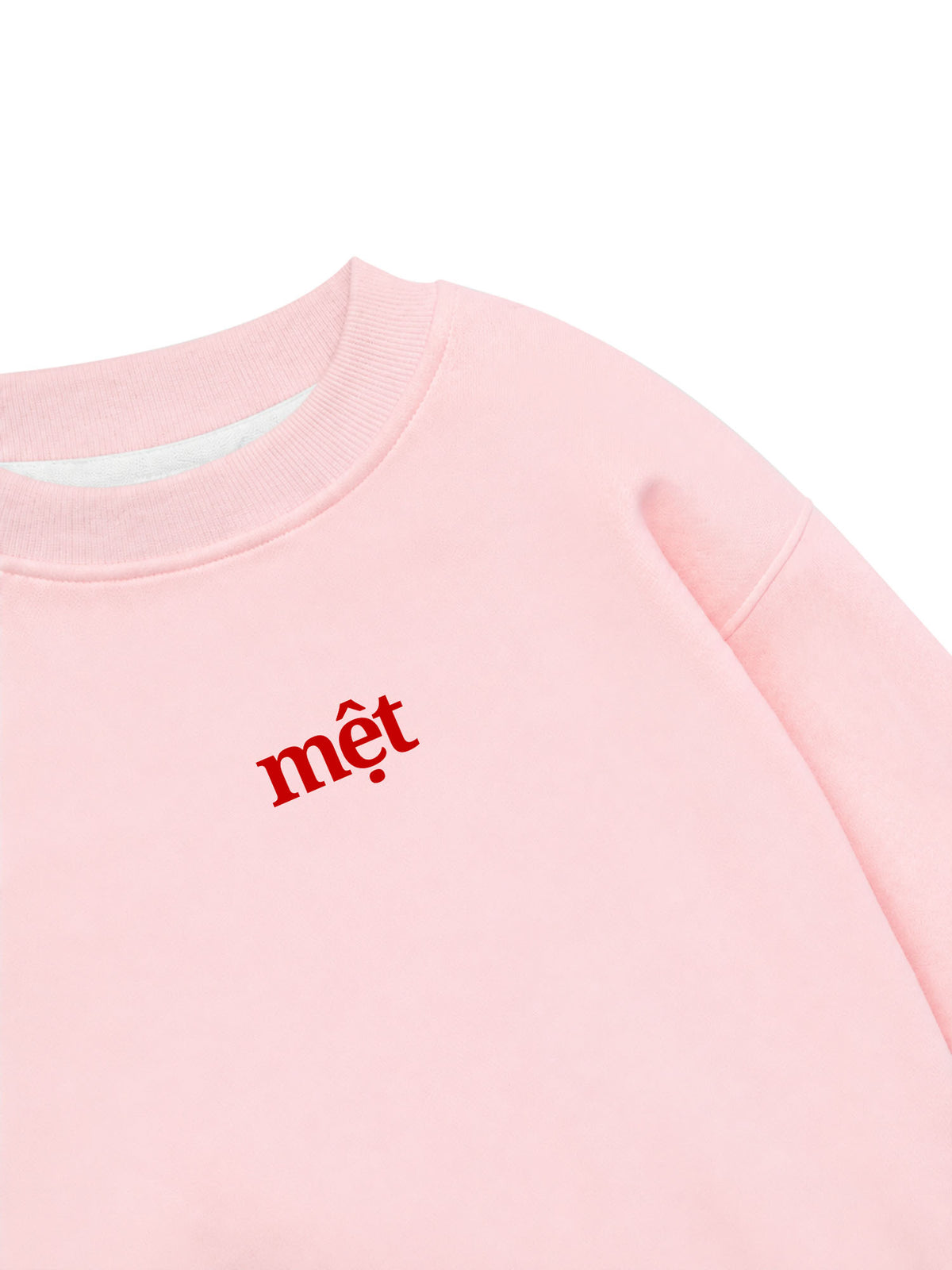 Áo Sweater Nỉ Hai Da Mệt