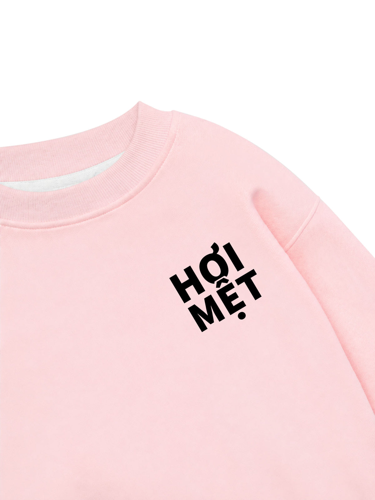 Áo Sweater Nỉ Hai Da Tư Tưởng Không Thông