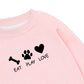 Áo Sweater Nỉ Hai Da Eat Play Love