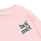 Áo Sweater Nỉ Hai Da Monday Pilates & Matcha