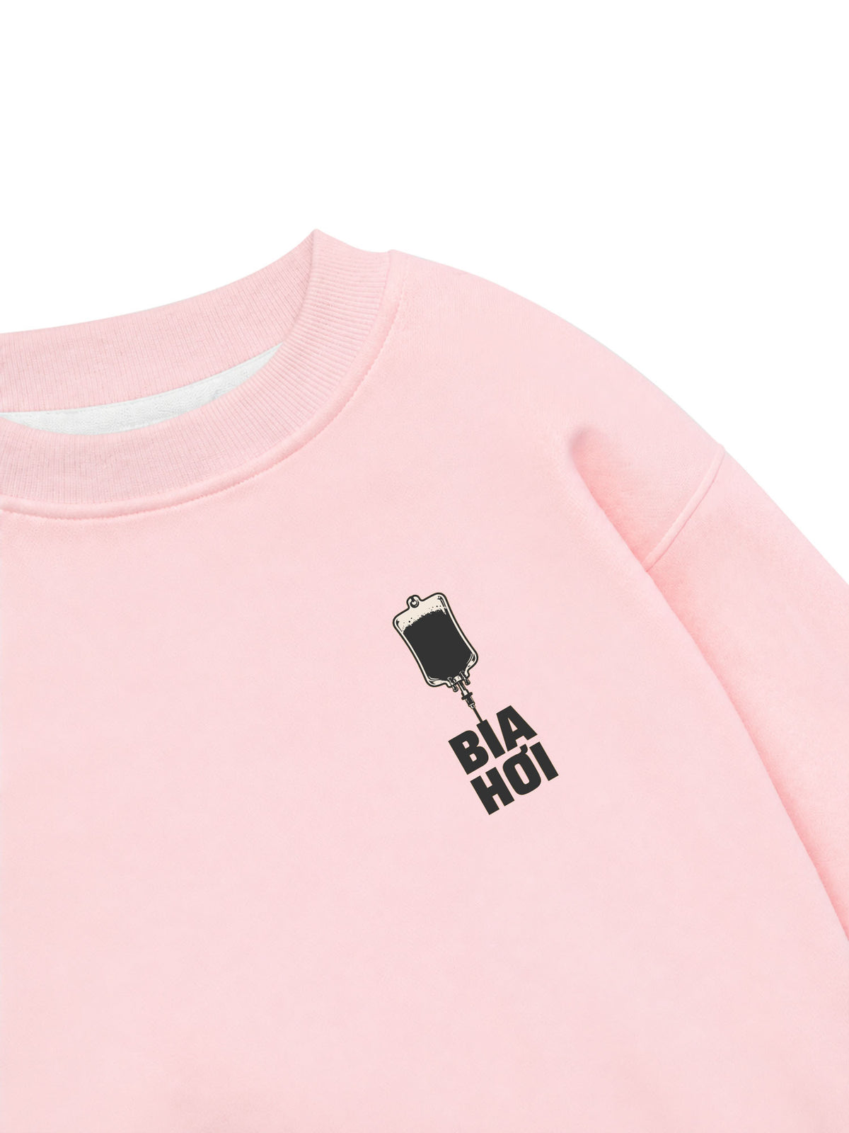 Áo Sweater Nỉ Hai Da Blood Type Is Bia Hơi