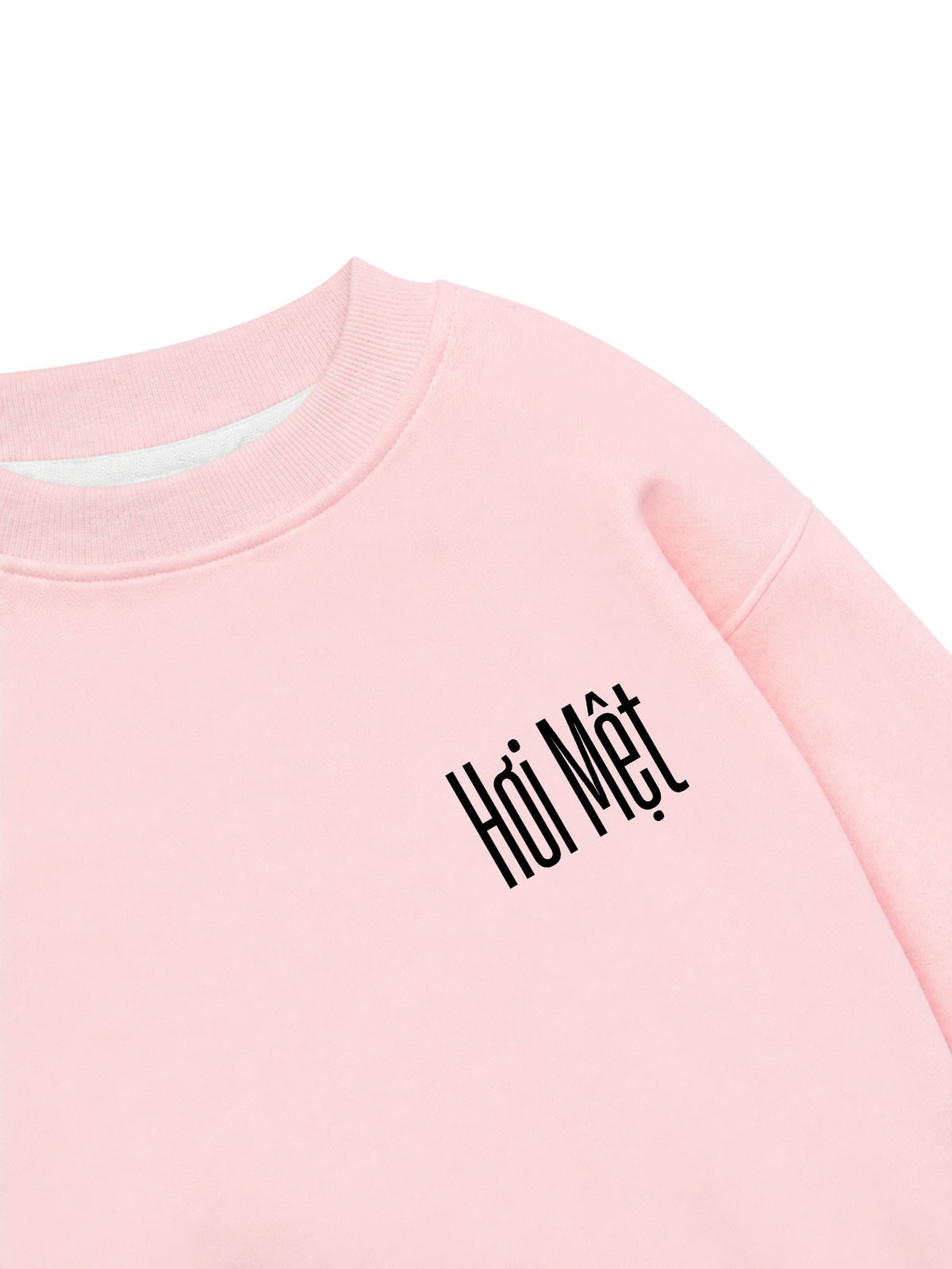 Áo Sweater Nỉ Hai Da Tôi Làm Việc Vất Vả