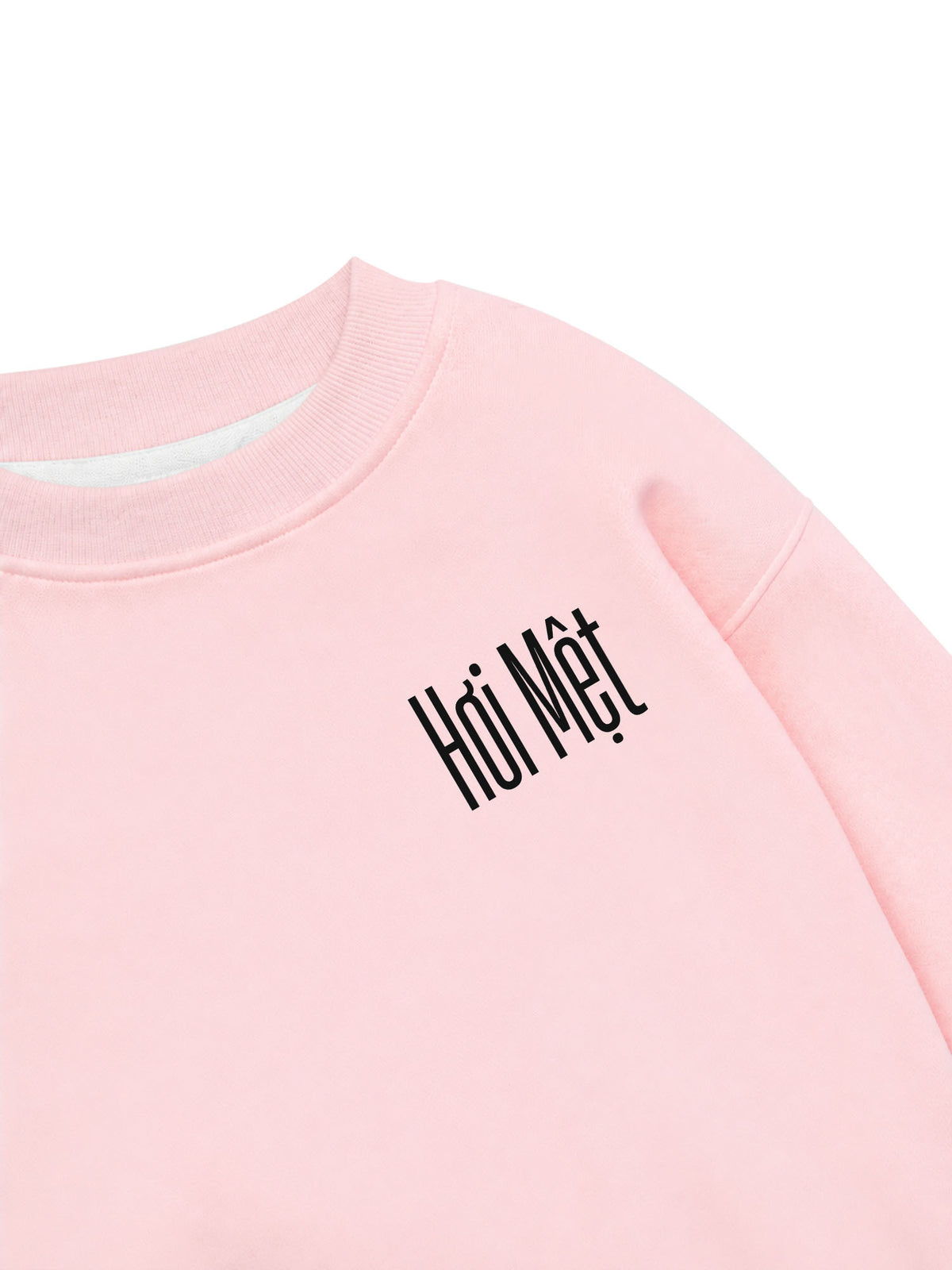 Áo Sweater Nỉ Hai Da Chỉ Gánh Mồi