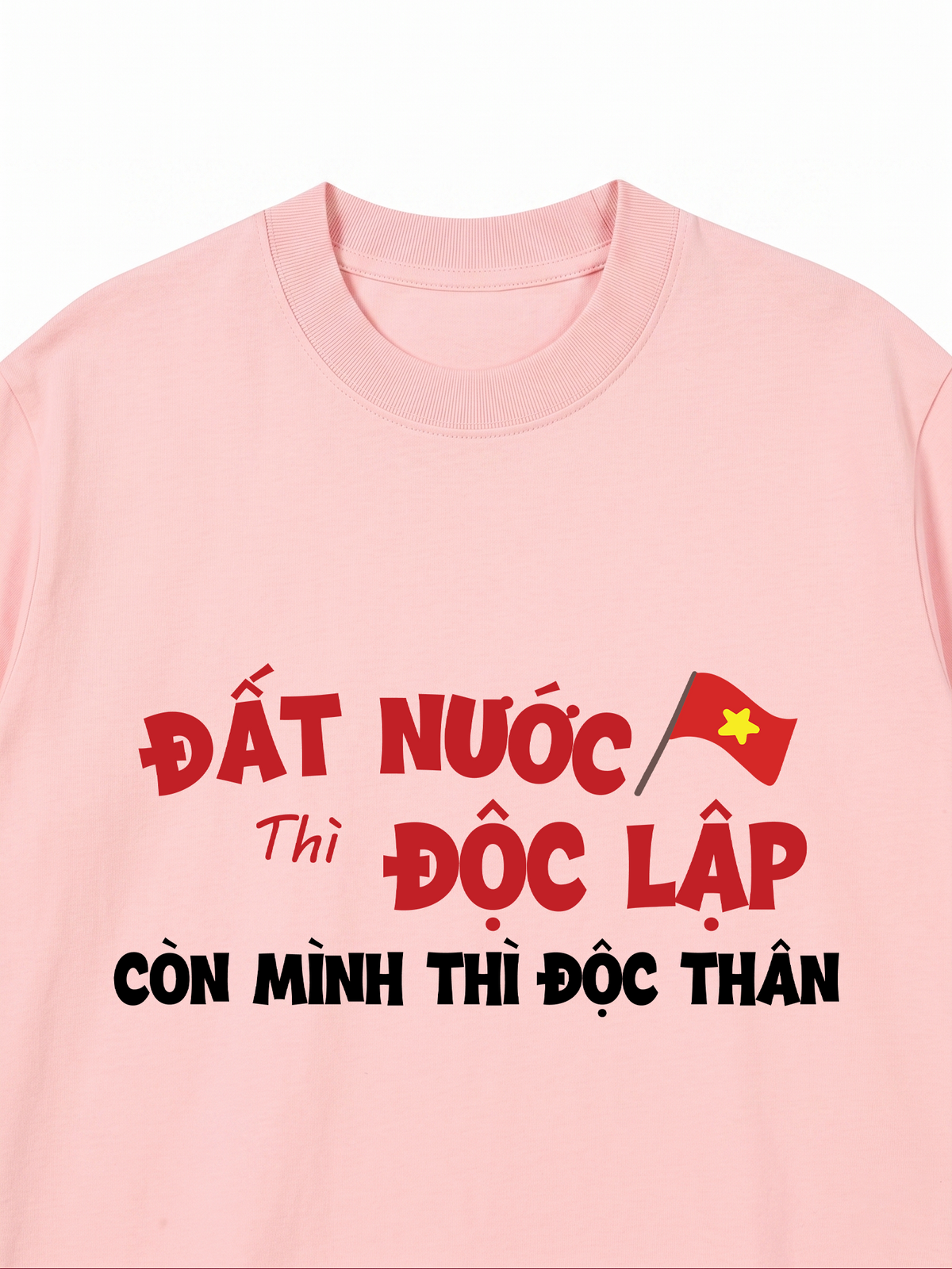 Áo Thun Relaxed Fit Đất Nước Thì Độc Lập