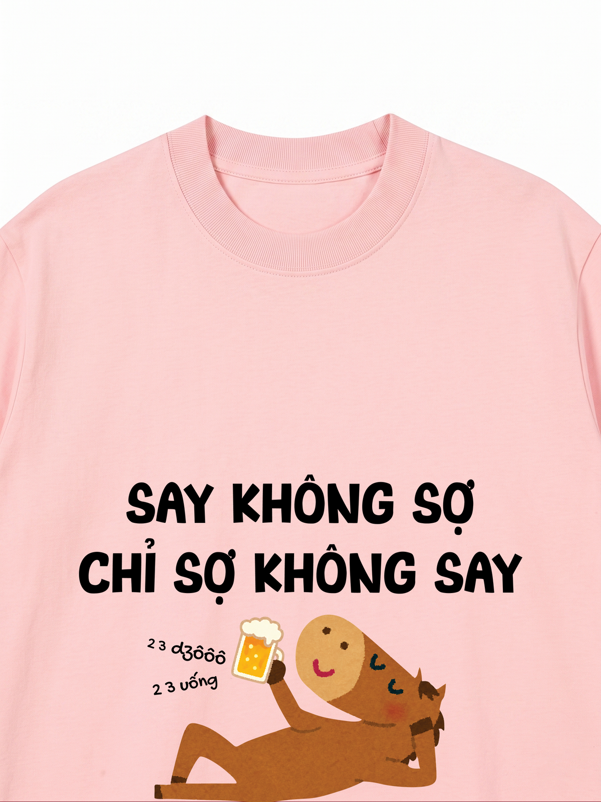 Áo Thun Relaxed Fit Say Không Sợ