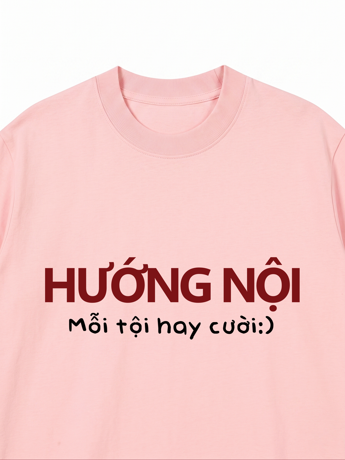 Áo Thun Relaxed Fit Hướng Nội Mỗi Tội Hay Cười