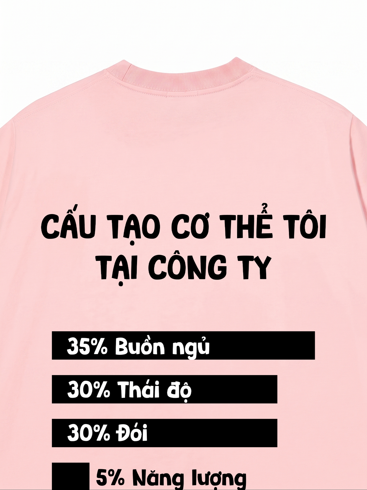 Áo Thun Relaxed Fit Cấu Tạo Cơ Thể Tôi Tại Công Ty