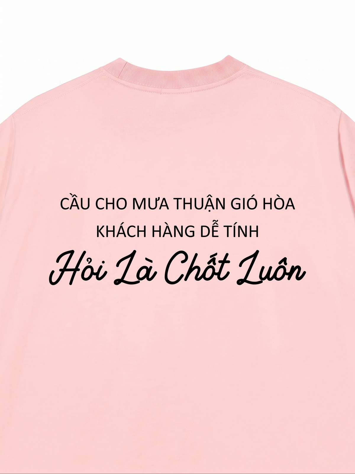 Áo Thun Relaxed Fit Cầu Cho Mưa Thuận Gió Hòa