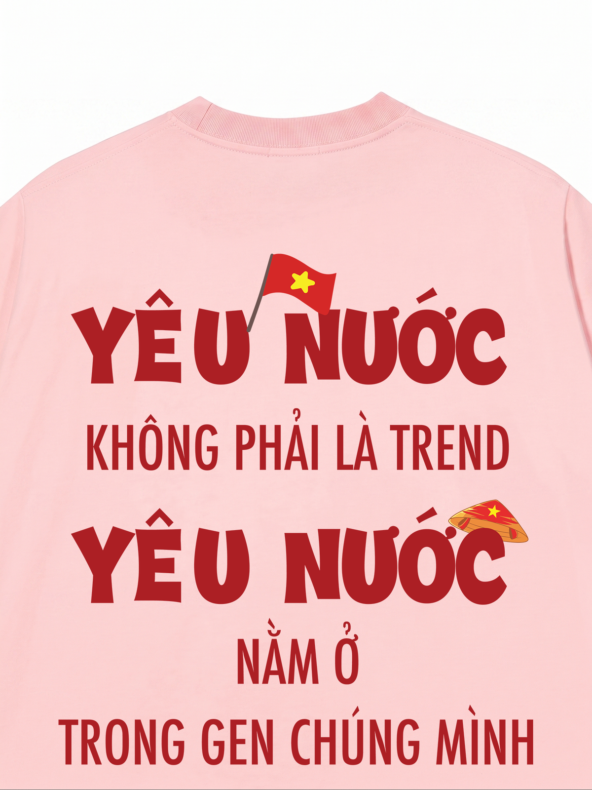 Áo Thun Relaxed Fit Yêu Nước Không Phải Là Trend