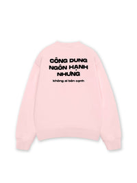 Áo Sweater Nỉ Hai Da Công Dung Ngôn Hạnh