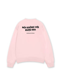 Áo Sweater Nỉ Hai Da Nói Không Với Rượu Bia