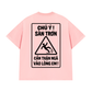 Áo Thun Relaxed Fit Chú Ý Sàn Trơn