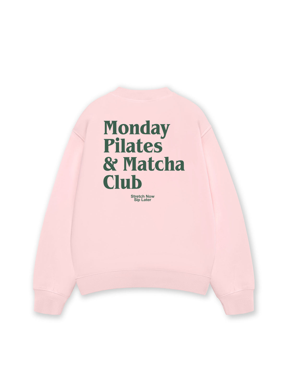 Áo Sweater Nỉ Hai Da Monday Pilates & Matcha