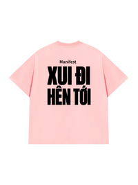 Áo Thun Relaxed Fit Xui Đi Hên Tới