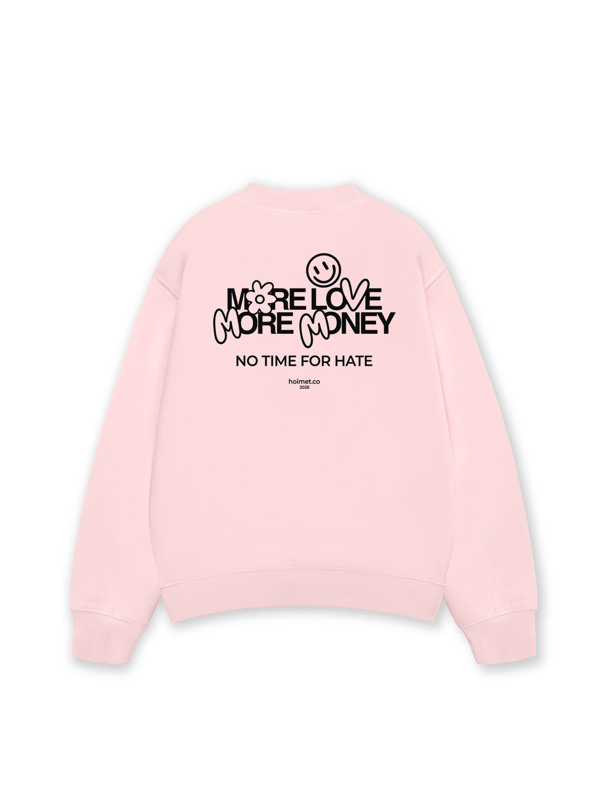 Áo Sweater Nỉ Hai Da More Love More Money