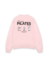Áo Sweater Nỉ Hai Da In My Pilates Era