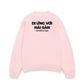 Áo Sweater Nỉ Hai Da Dị Ứng Với Hải Sản