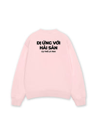 Áo Sweater Nỉ Hai Da Dị Ứng Với Hải Sản