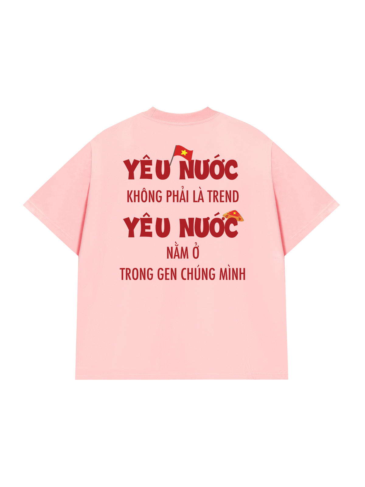 Áo Thun Relaxed Fit Yêu Nước Không Phải Là Trend