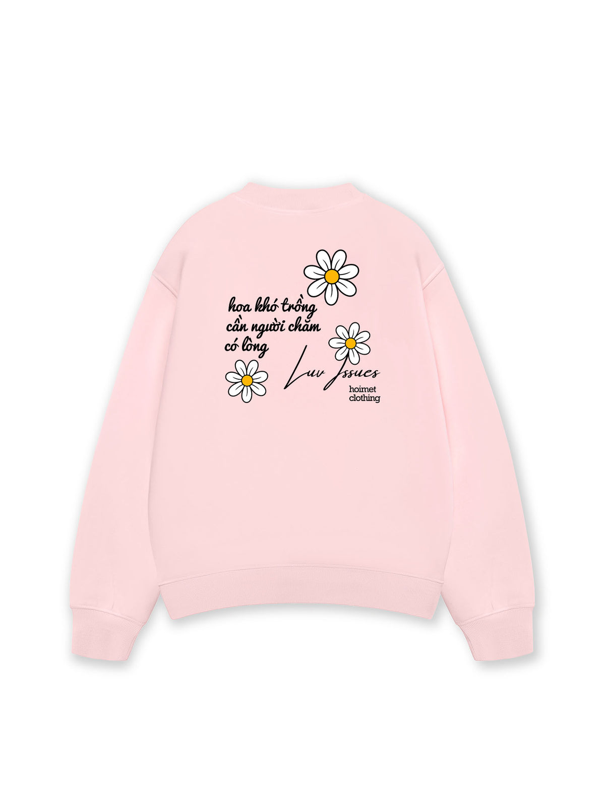 Áo Sweater Nỉ Hai Da Hoa Khó Trồng