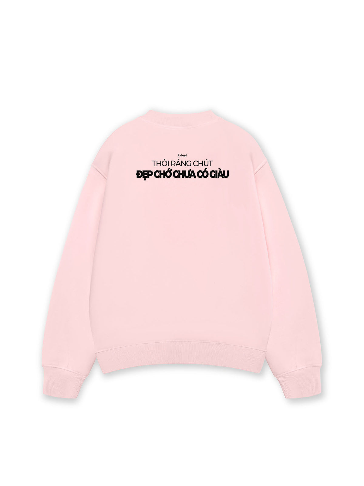 Áo Sweater Nỉ Hai Da Đẹp Nhưng Không Giàu