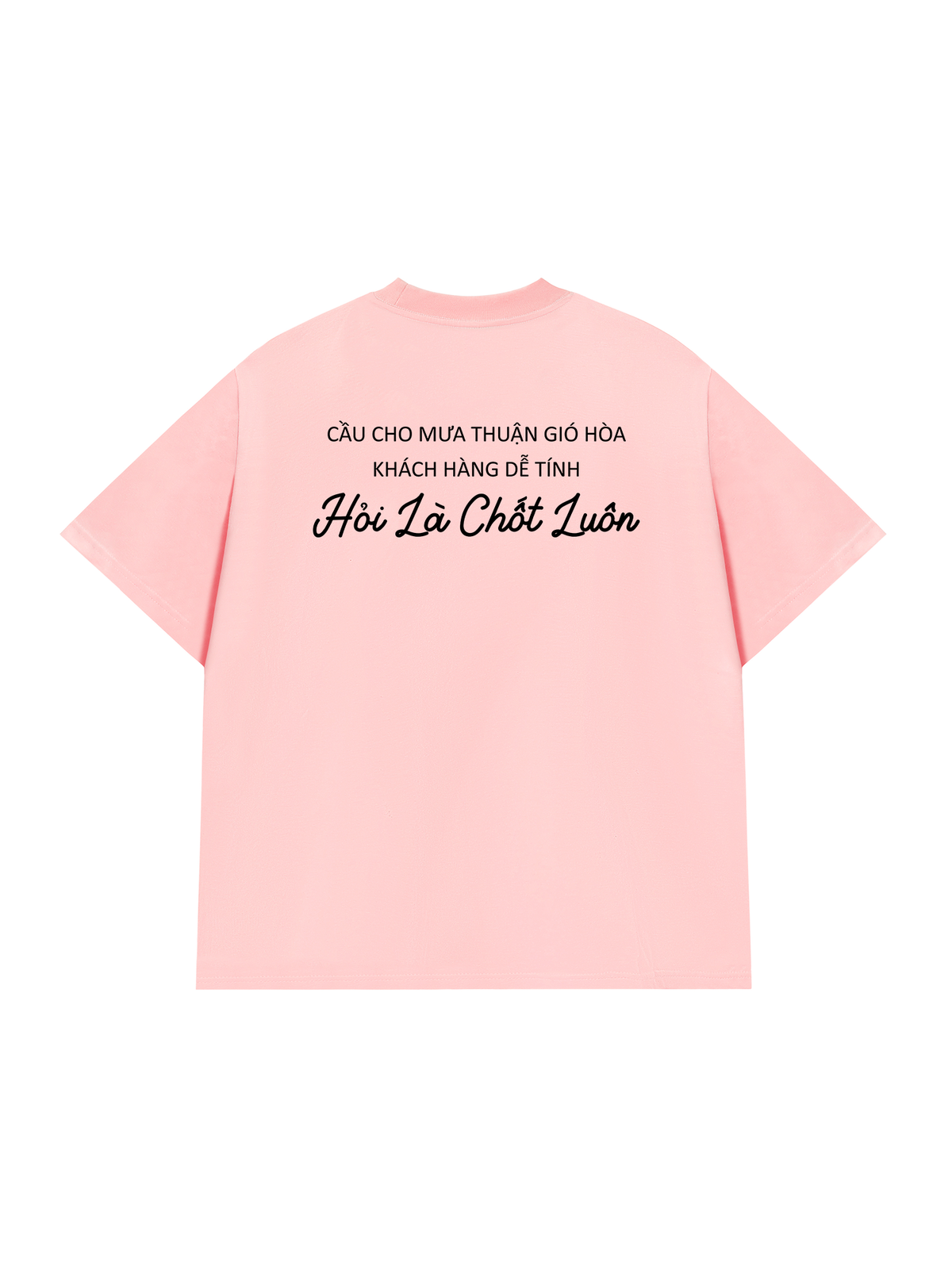 Áo Thun Relaxed Fit Cầu Cho Mưa Thuận Gió Hòa