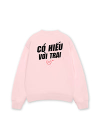 Áo Sweater Nỉ Hai Da Có Hiếu Với Trai
