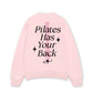Áo Sweater Nỉ Hai Da Pilates Has Your Back