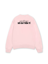 Áo Sweater Nỉ Hai Da Số Dư Tiền Tỉ