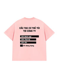 Áo Thun Relaxed Fit Cấu Tạo Cơ Thể Tôi Tại Công Ty