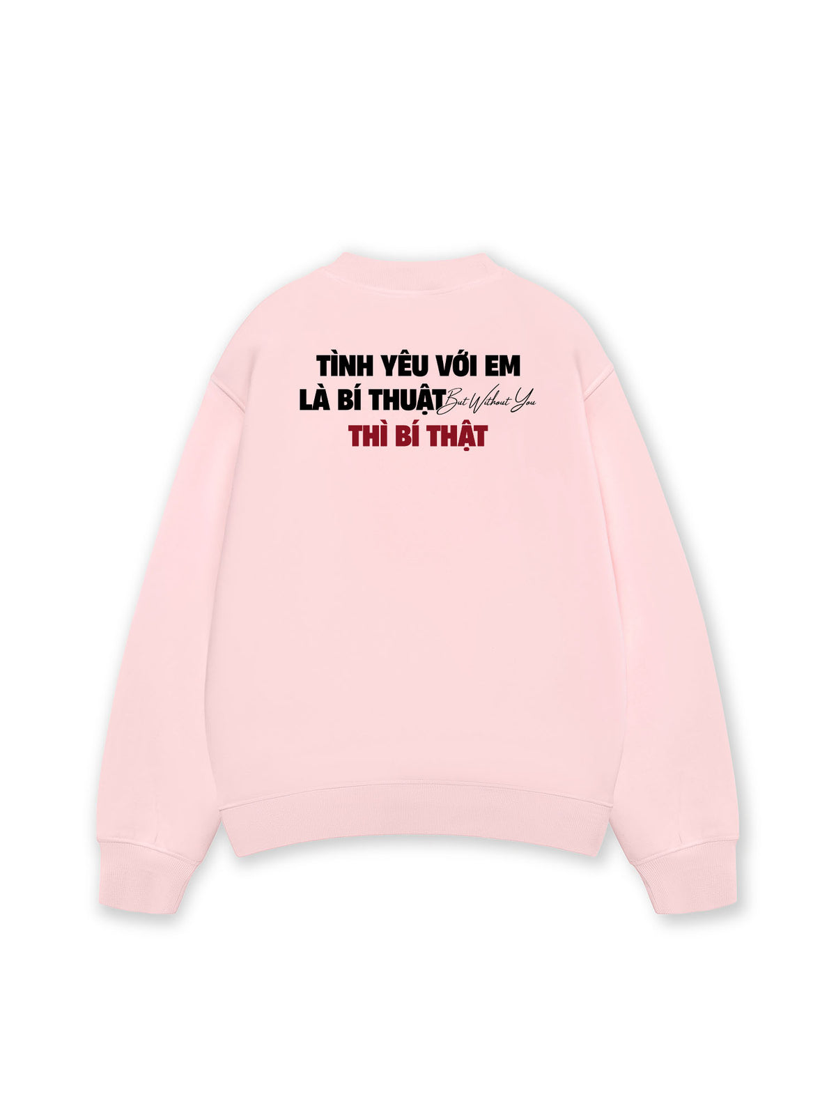 Áo Sweater Nỉ Hai Da Tình Yêu Với Em