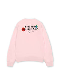 Áo Sweater Nỉ Hai Da Space
