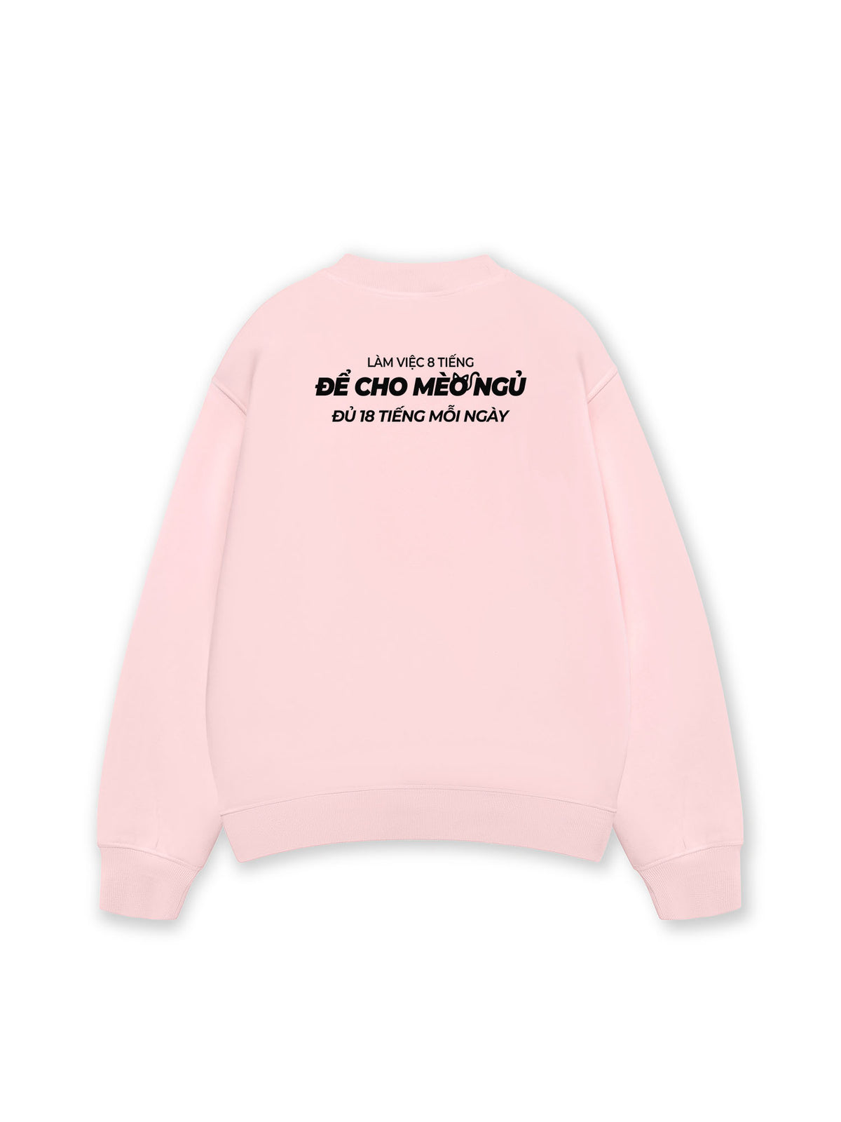 Áo Sweater Nỉ Hai Da Để Cho Mèo Ngủ